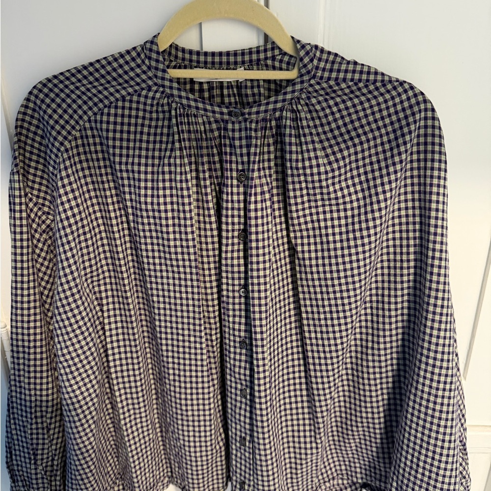 Doen Jane Checkered Blouse